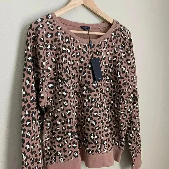 Rails Theo Sweatshirt Mountain Leopard Size Large - Picture 7 of 12